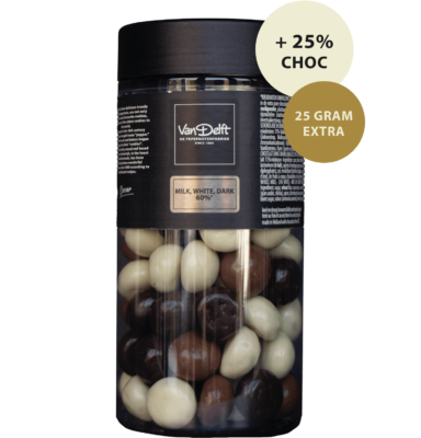 luxe mix kruidnoten met 25% meer chocolade