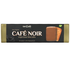 Van Delft Cafe Noir. De nummer 1 espresso biscuit.