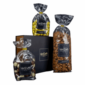 Giftbox met kruidnoten (500gr), luxe mix en limoncello