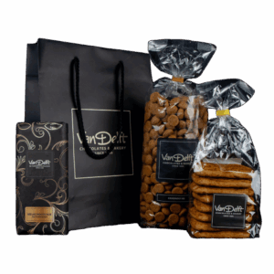 Cadeauset met 500gr naturel pepernoten, taaikoeken