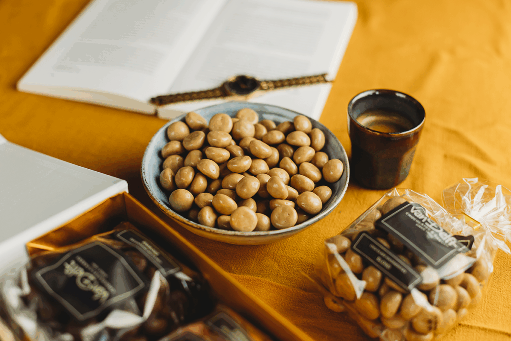Chocolade pepernoten van Van Delft